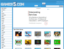 Tablet Screenshot of games5.com